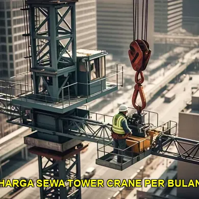 harga sewa tower crane per bulan